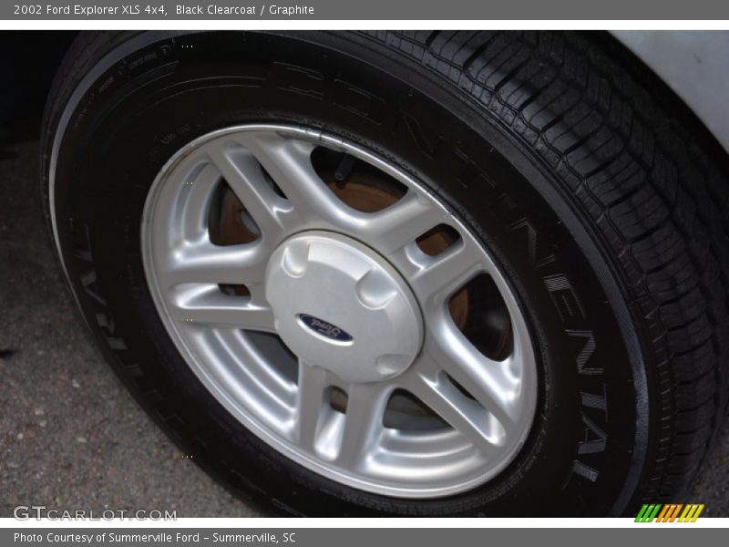 Black Clearcoat / Graphite 2002 Ford Explorer XLS 4x4