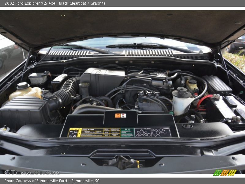 Black Clearcoat / Graphite 2002 Ford Explorer XLS 4x4