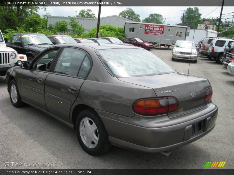 Medium Bronzemist Metallic / Gray 2000 Chevrolet Malibu LS Sedan
