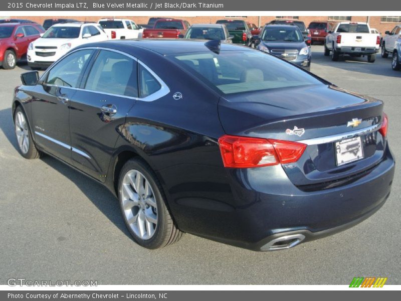 Blue Velvet Metallic / Jet Black/Dark Titanium 2015 Chevrolet Impala LTZ