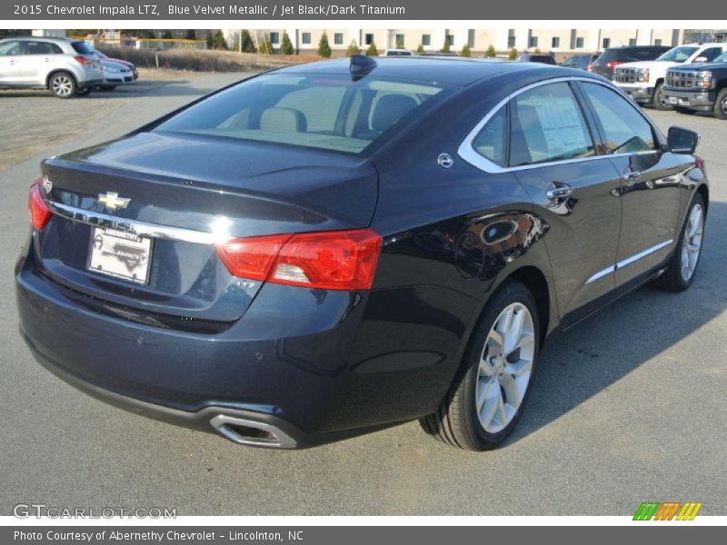 Blue Velvet Metallic / Jet Black/Dark Titanium 2015 Chevrolet Impala LTZ