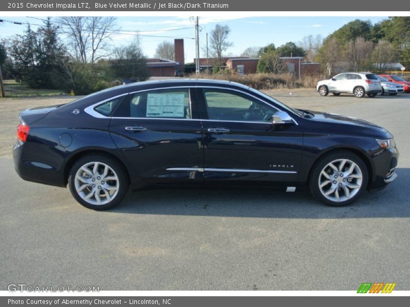 Blue Velvet Metallic / Jet Black/Dark Titanium 2015 Chevrolet Impala LTZ