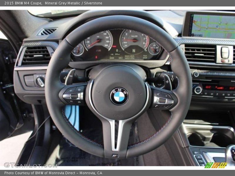 Mineral Grey Metallic / Silverstone 2015 BMW M4 Coupe