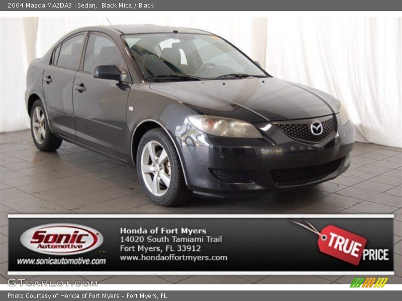 Black Mica / Black 2004 Mazda MAZDA3 i Sedan
