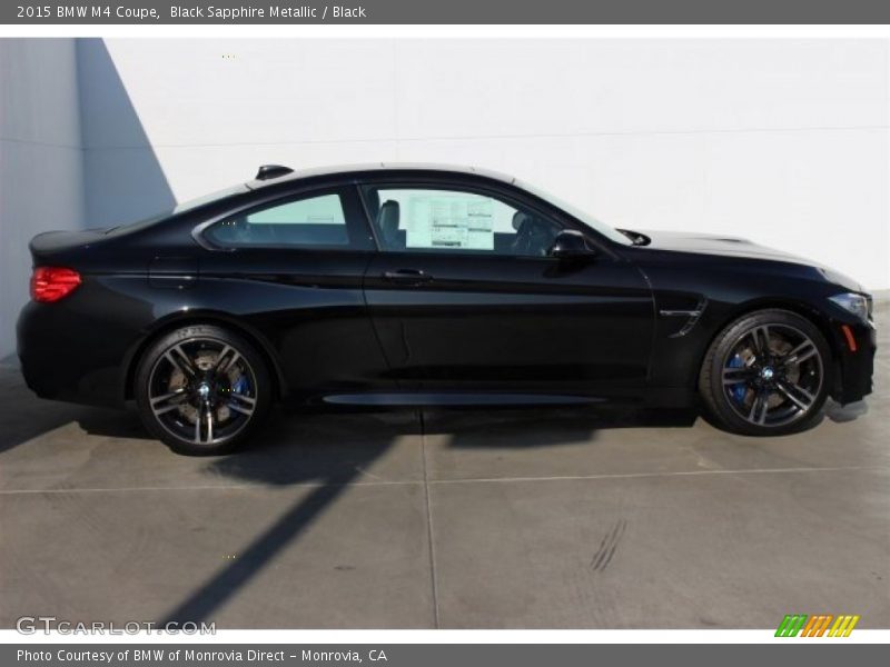 Black Sapphire Metallic / Black 2015 BMW M4 Coupe