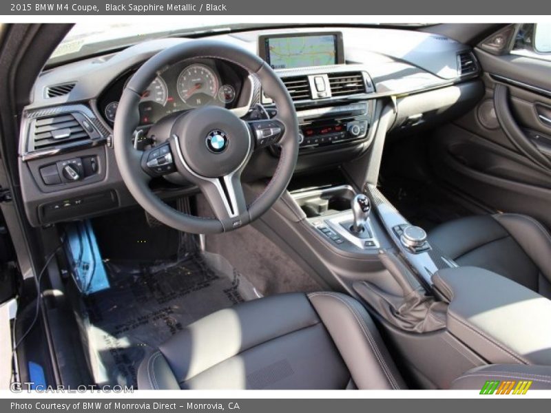 Black Sapphire Metallic / Black 2015 BMW M4 Coupe