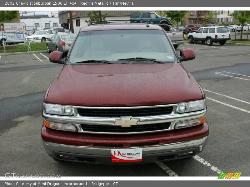 Redfire Metallic / Tan/Neutral 2003 Chevrolet Suburban 1500 LT 4x4