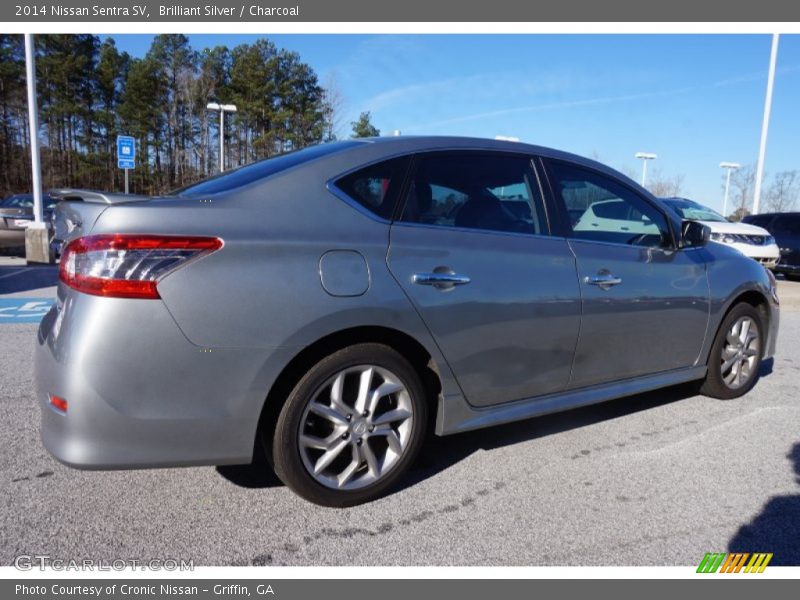 Brilliant Silver / Charcoal 2014 Nissan Sentra SV