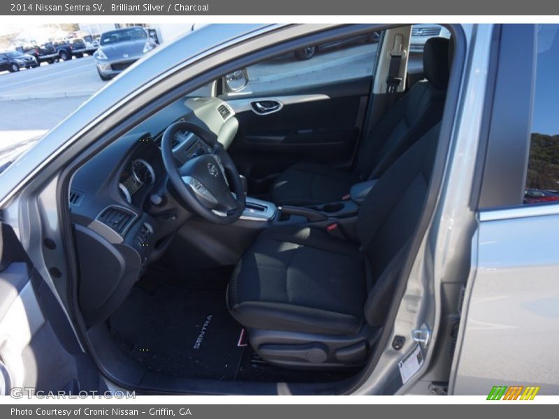 Brilliant Silver / Charcoal 2014 Nissan Sentra SV
