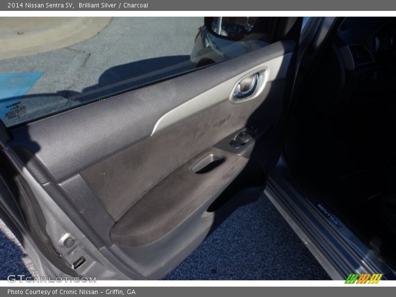Brilliant Silver / Charcoal 2014 Nissan Sentra SV