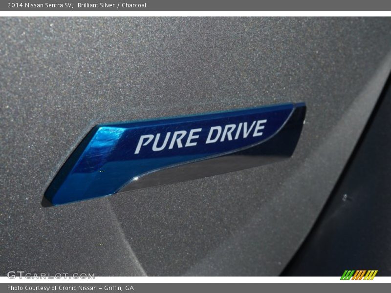 Brilliant Silver / Charcoal 2014 Nissan Sentra SV