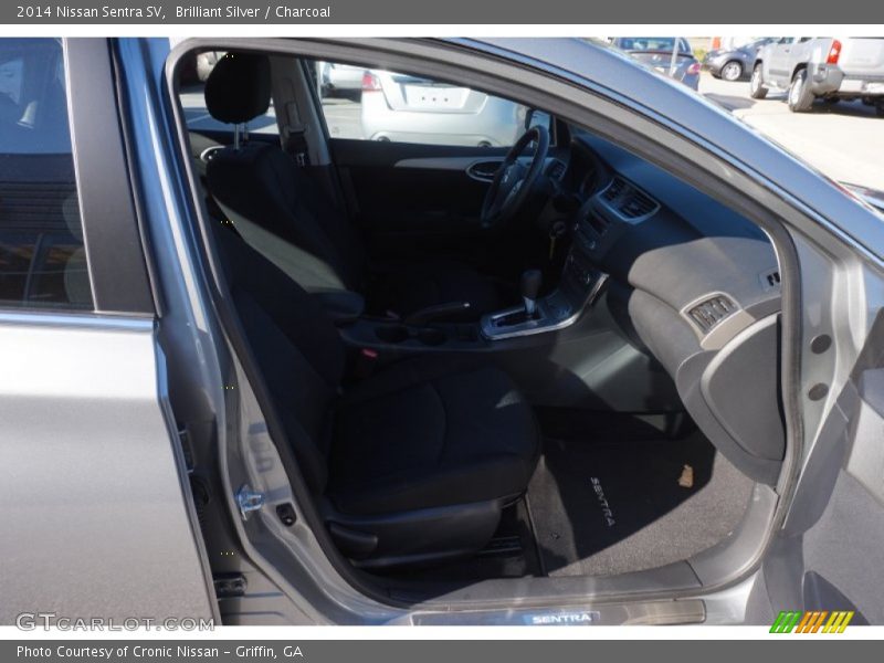 Brilliant Silver / Charcoal 2014 Nissan Sentra SV
