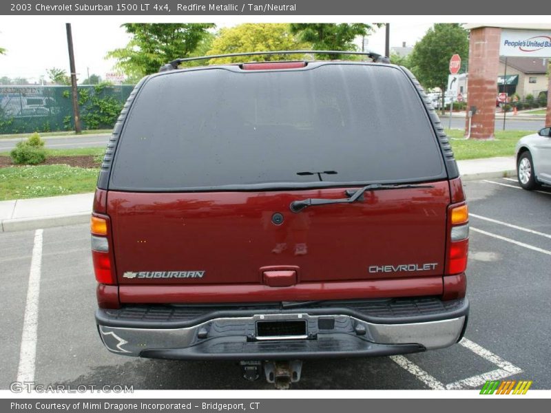 Redfire Metallic / Tan/Neutral 2003 Chevrolet Suburban 1500 LT 4x4
