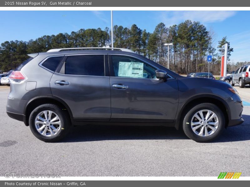 Gun Metallic / Charcoal 2015 Nissan Rogue SV