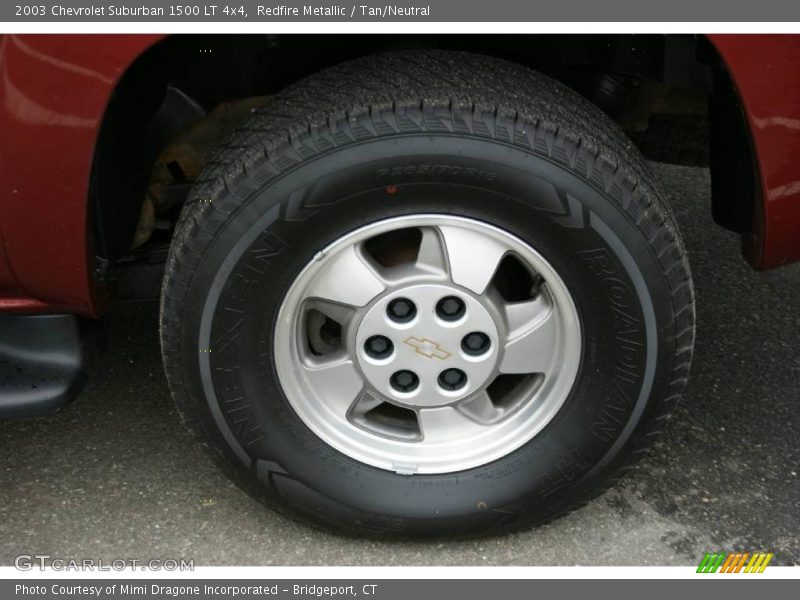 Redfire Metallic / Tan/Neutral 2003 Chevrolet Suburban 1500 LT 4x4