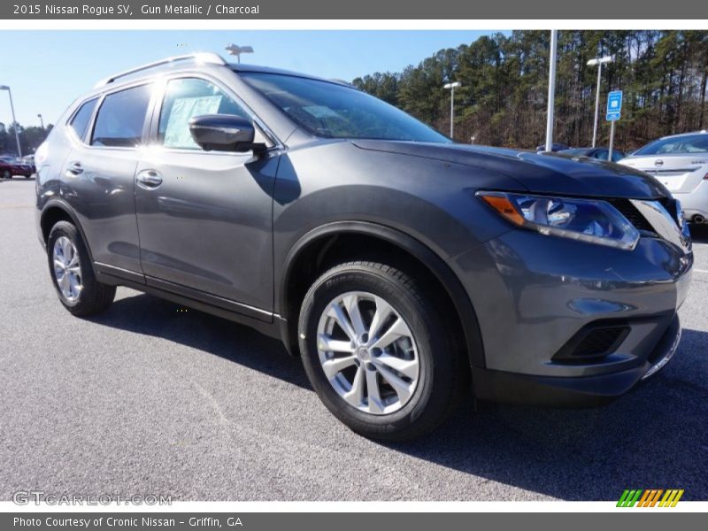 Gun Metallic / Charcoal 2015 Nissan Rogue SV