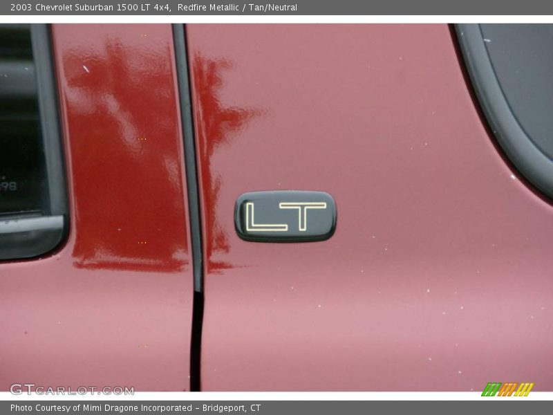 Redfire Metallic / Tan/Neutral 2003 Chevrolet Suburban 1500 LT 4x4