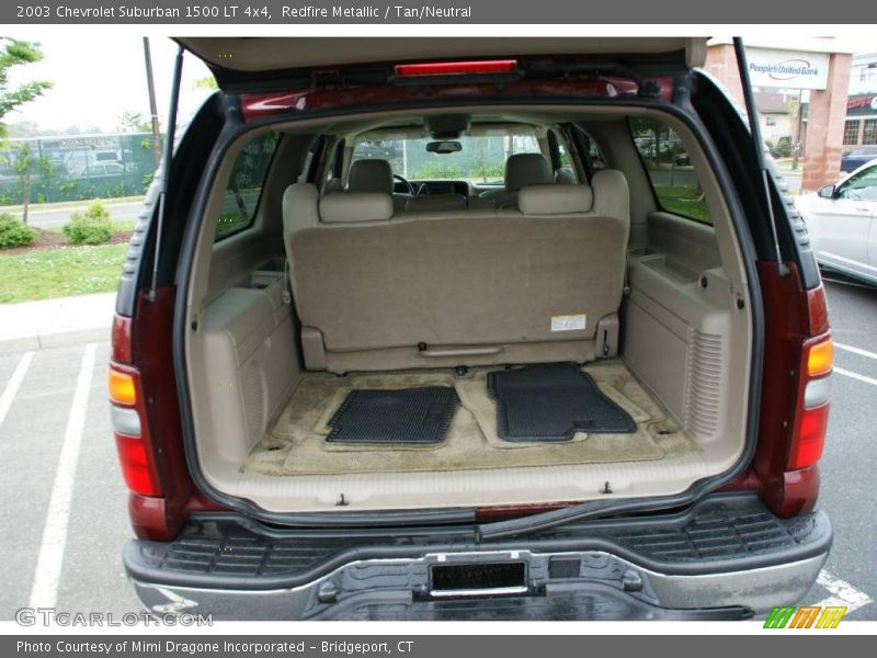 Redfire Metallic / Tan/Neutral 2003 Chevrolet Suburban 1500 LT 4x4