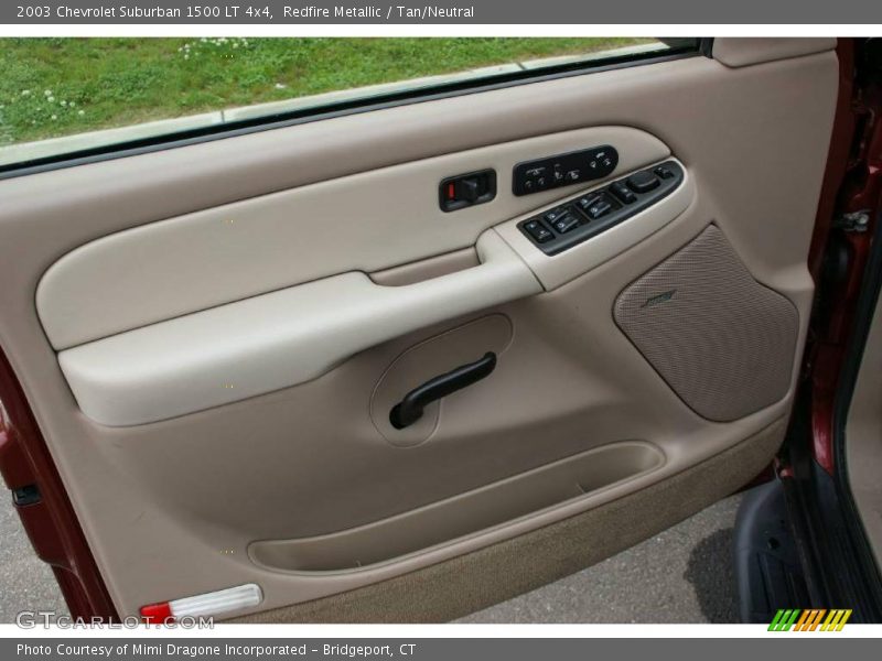 Redfire Metallic / Tan/Neutral 2003 Chevrolet Suburban 1500 LT 4x4