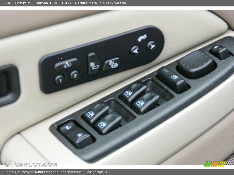 Redfire Metallic / Tan/Neutral 2003 Chevrolet Suburban 1500 LT 4x4