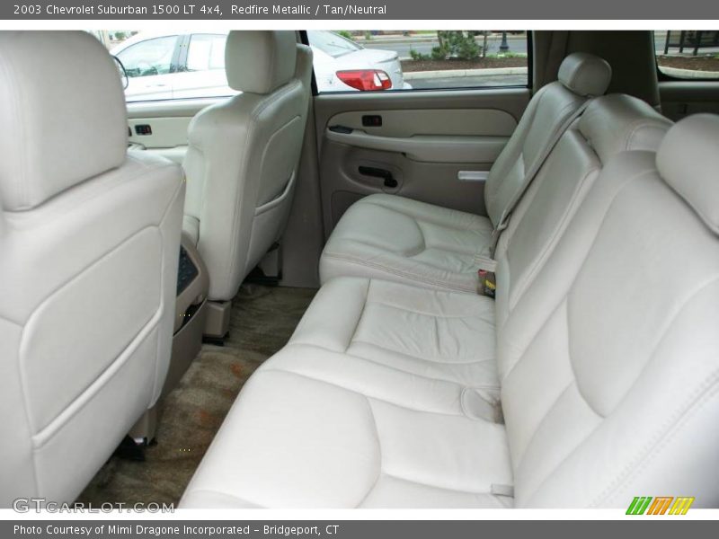 Redfire Metallic / Tan/Neutral 2003 Chevrolet Suburban 1500 LT 4x4