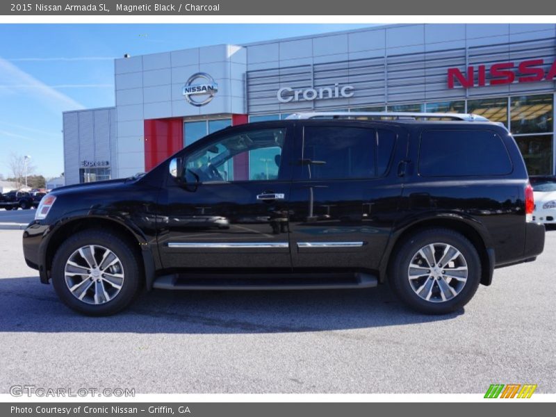 Magnetic Black / Charcoal 2015 Nissan Armada SL
