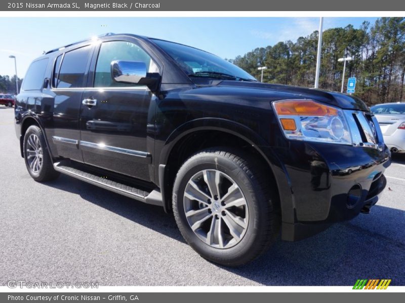 Magnetic Black / Charcoal 2015 Nissan Armada SL