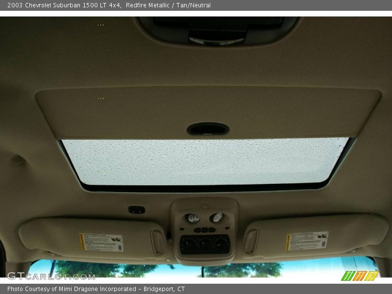 Redfire Metallic / Tan/Neutral 2003 Chevrolet Suburban 1500 LT 4x4