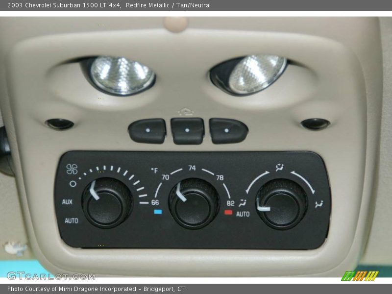 Redfire Metallic / Tan/Neutral 2003 Chevrolet Suburban 1500 LT 4x4