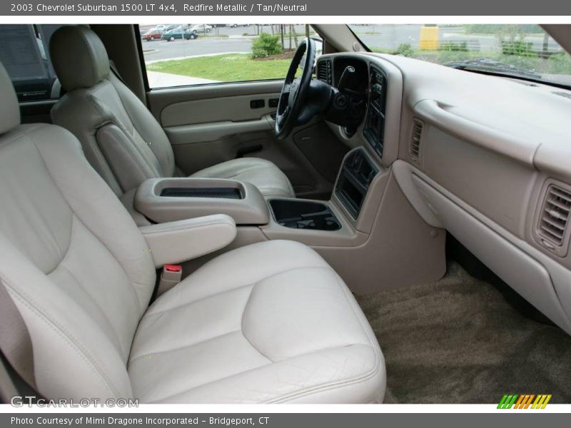 Redfire Metallic / Tan/Neutral 2003 Chevrolet Suburban 1500 LT 4x4