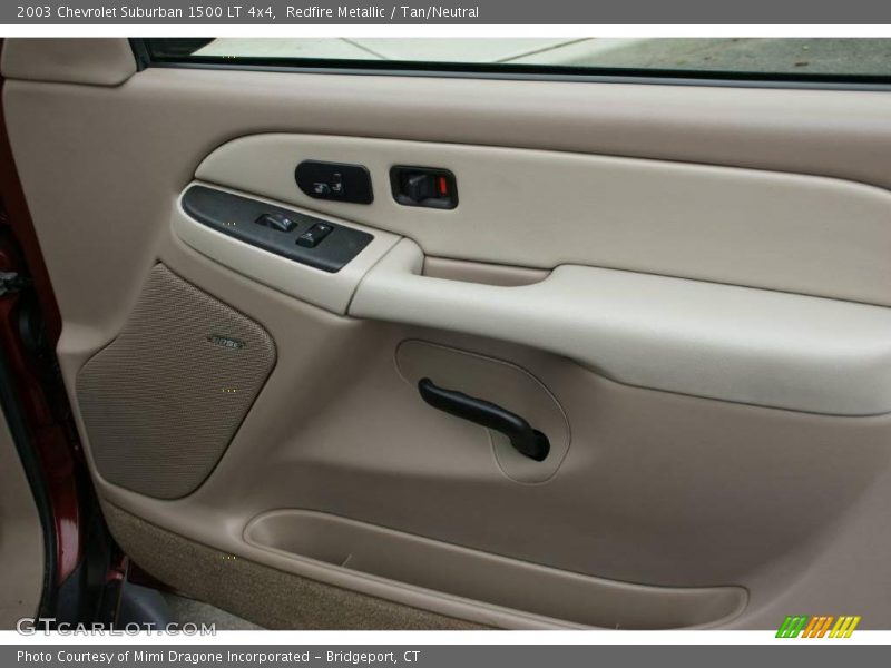 Redfire Metallic / Tan/Neutral 2003 Chevrolet Suburban 1500 LT 4x4