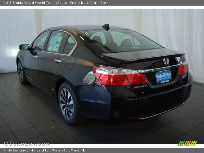 Crystal Black Pearl / Black 2015 Honda Accord Hybrid Touring Sedan