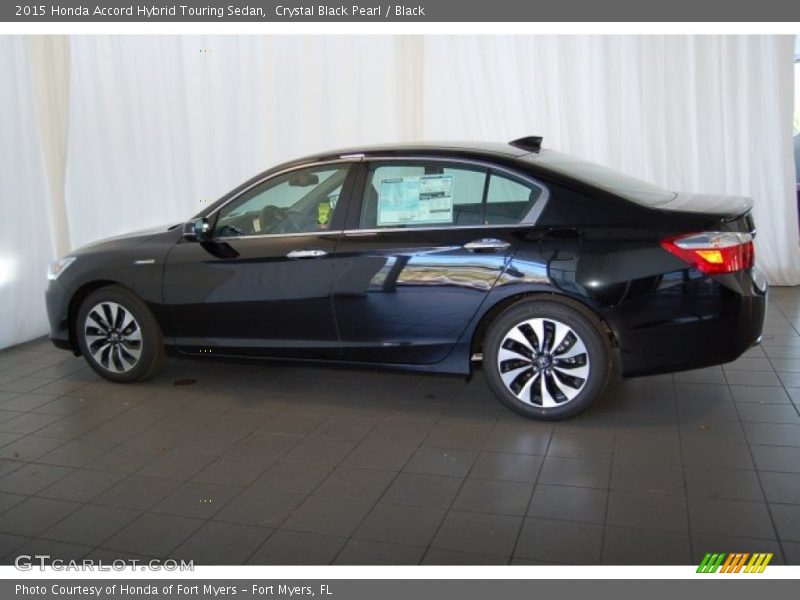 Crystal Black Pearl / Black 2015 Honda Accord Hybrid Touring Sedan