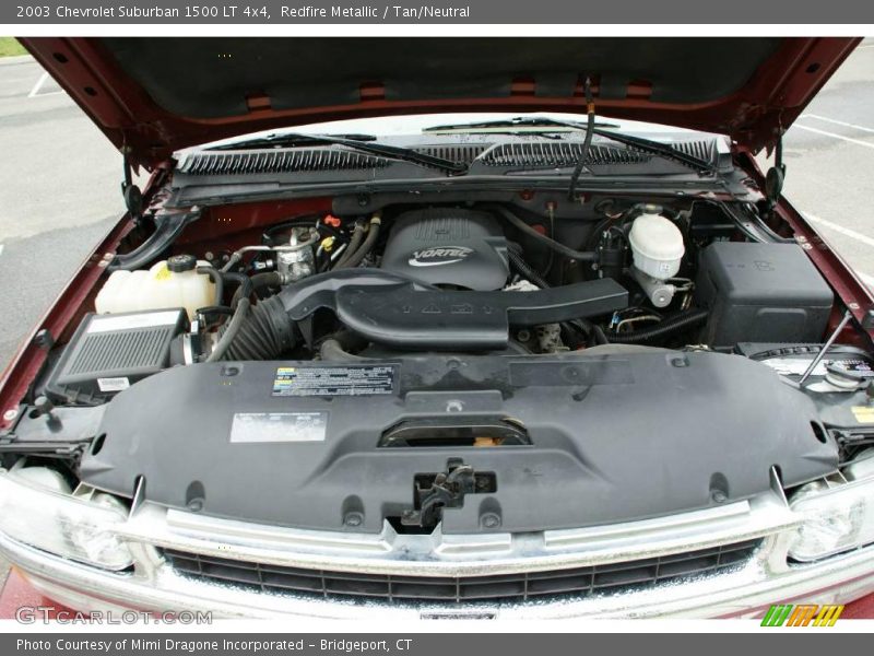 Redfire Metallic / Tan/Neutral 2003 Chevrolet Suburban 1500 LT 4x4