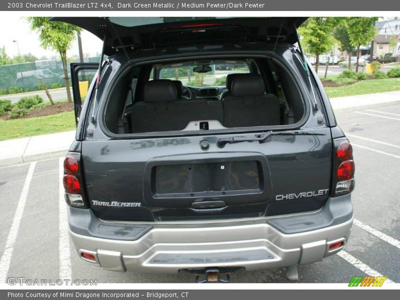 Dark Green Metallic / Medium Pewter/Dark Pewter 2003 Chevrolet TrailBlazer LTZ 4x4
