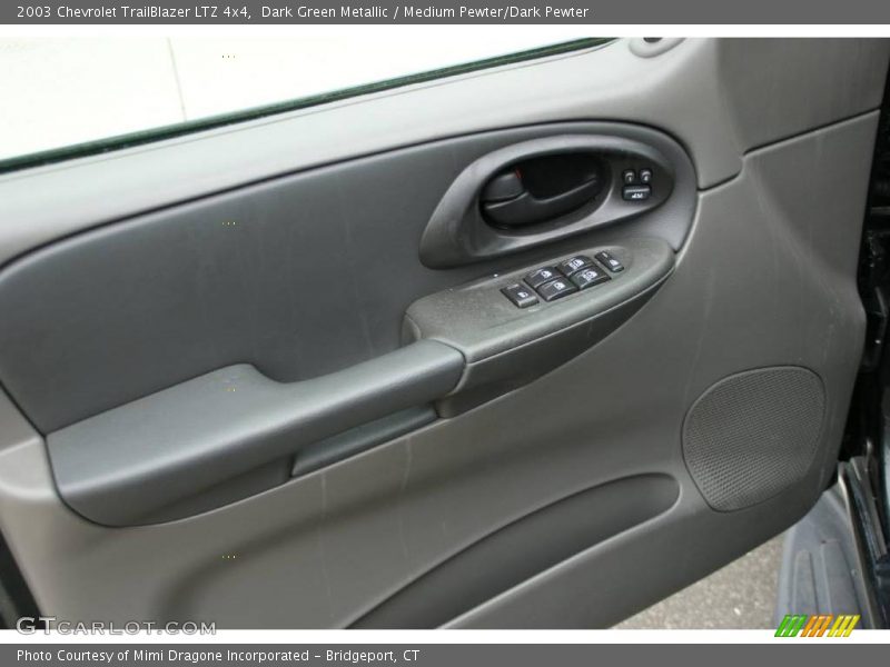 Dark Green Metallic / Medium Pewter/Dark Pewter 2003 Chevrolet TrailBlazer LTZ 4x4