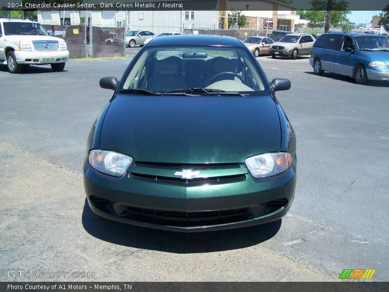 Dark Green Metallic / Neutral 2004 Chevrolet Cavalier Sedan