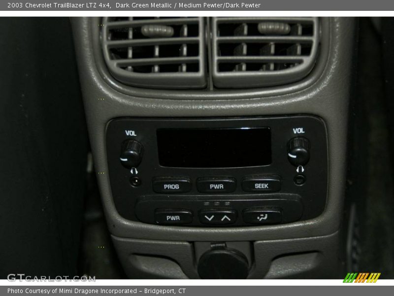 Dark Green Metallic / Medium Pewter/Dark Pewter 2003 Chevrolet TrailBlazer LTZ 4x4