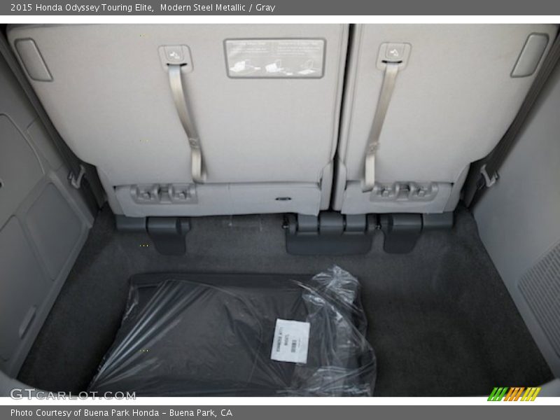 Modern Steel Metallic / Gray 2015 Honda Odyssey Touring Elite