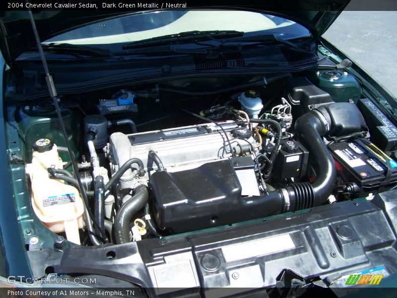 Dark Green Metallic / Neutral 2004 Chevrolet Cavalier Sedan