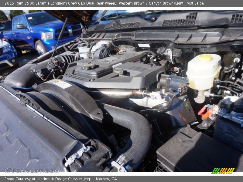  2015 3500 Laramie Longhorn Crew Cab Dual Rear Wheel Engine - 6.7 Liter OHV 24-Valve Cummins Turbo-Diesel Inline 6 Cylinder