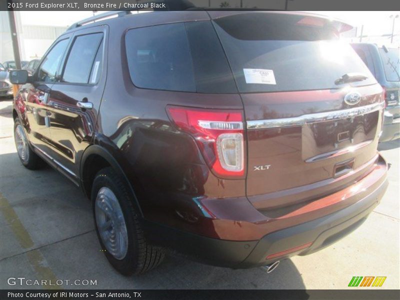 Bronze Fire / Charcoal Black 2015 Ford Explorer XLT