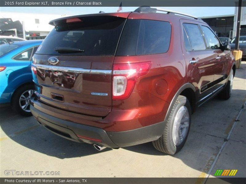 Bronze Fire / Charcoal Black 2015 Ford Explorer XLT