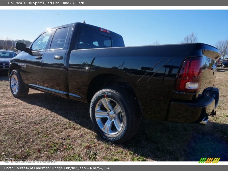 Black / Black 2015 Ram 1500 Sport Quad Cab