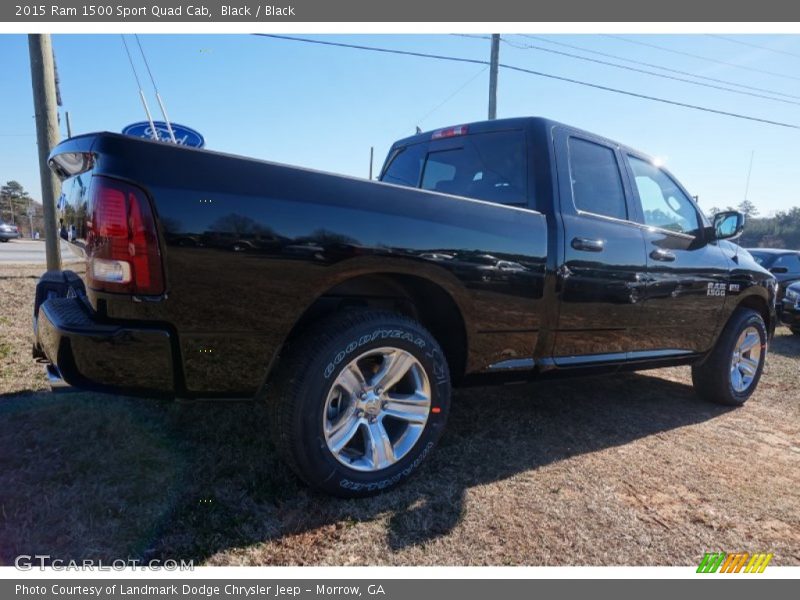 Black / Black 2015 Ram 1500 Sport Quad Cab