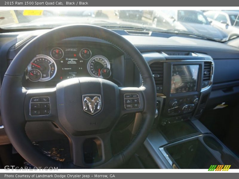 Black / Black 2015 Ram 1500 Sport Quad Cab