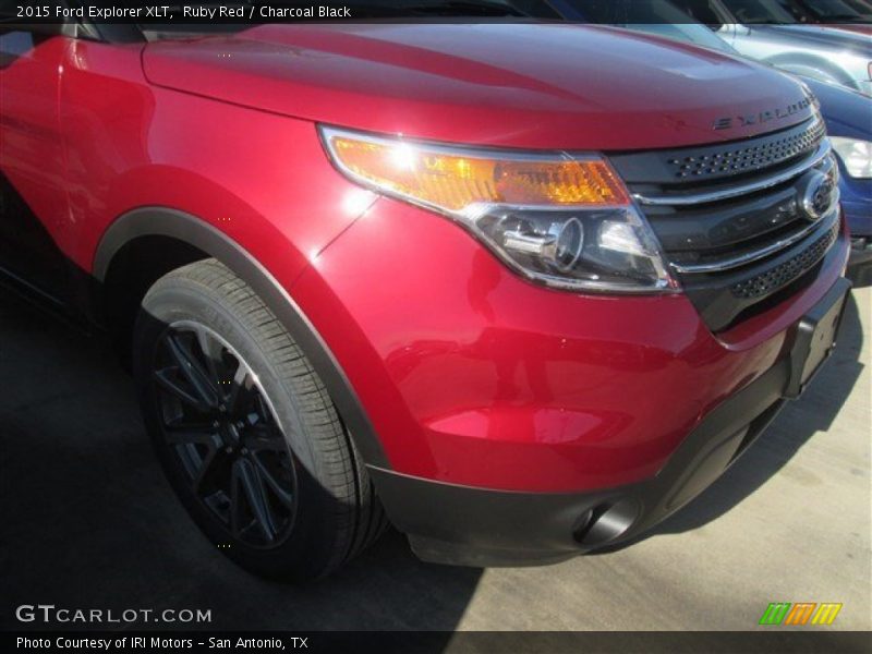 Ruby Red / Charcoal Black 2015 Ford Explorer XLT