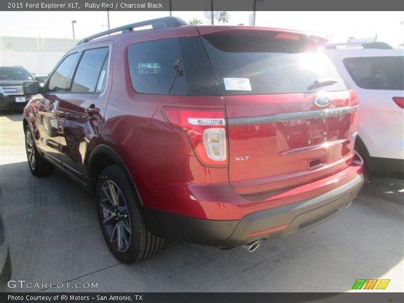 Ruby Red / Charcoal Black 2015 Ford Explorer XLT