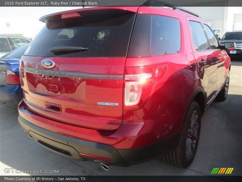 Ruby Red / Charcoal Black 2015 Ford Explorer XLT