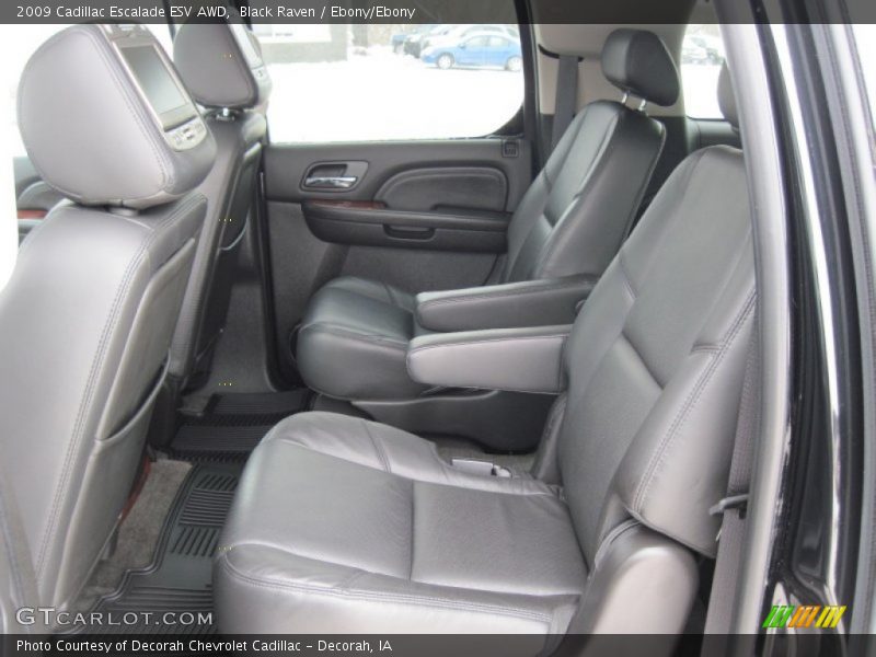 Black Raven / Ebony/Ebony 2009 Cadillac Escalade ESV AWD